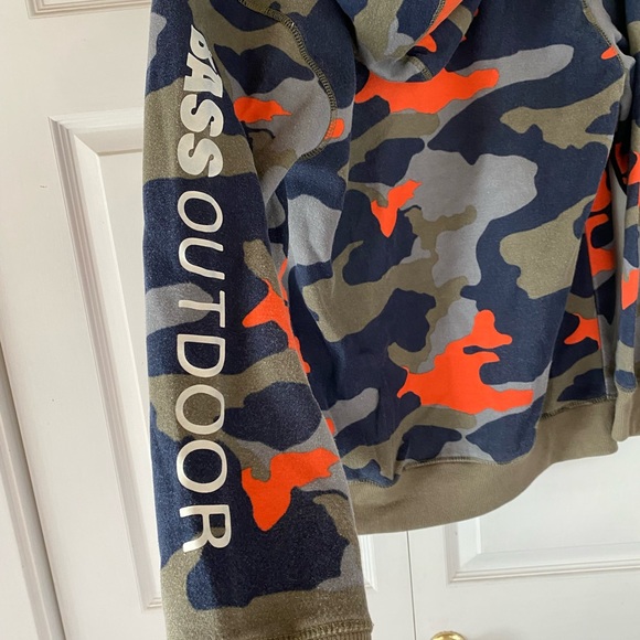 Boys Bass Outdoor Camouflage Hooded Sweatshirt Large (14-16) - Picture 8 of 8